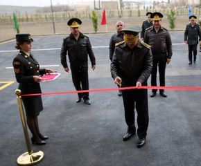 Hərbi hissələrdə yeni obyektlər istifadəyə verilib