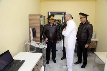 Hərbi hissələrdə yeni obyektlər istifadəyə verilib