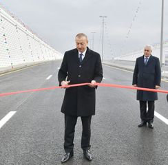 Prezident İlham Əliyev Pirşağıda avtomobil tunelinin açılışında iştirak edib - YENİLƏNİB