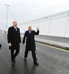 Prezident İlham Əliyev Pirşağıda avtomobil tunelinin açılışında iştirak edib - YENİLƏNİB