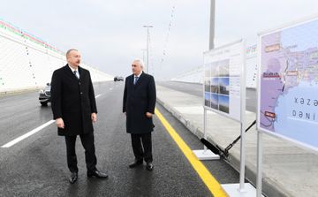 Prezident İlham Əliyev Pirşağıda avtomobil tunelinin açılışında iştirak edib - YENİLƏNİB