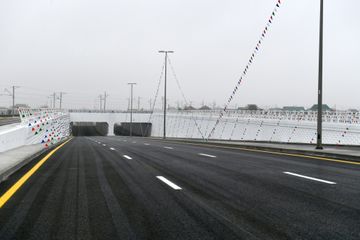 Prezident İlham Əliyev Pirşağıda avtomobil tunelinin açılışında iştirak edib - YENİLƏNİB