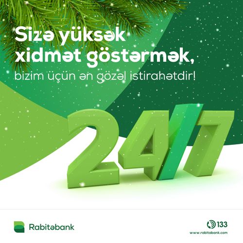 "Rabitəbank" bayram günlərində müştərilərə xidmət göstərəcək