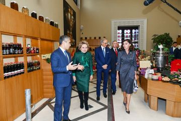 Mehriban Əliyeva Moskvanın Xalq Təsərrüfatı Nailiyyətləri Sərgisində yenidən qurulan “Azərbaycan” pavilyonunun açılışında iştirak edib - FOTO