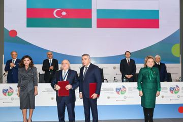 Azərbaycanın Birinci vitse-prezidenti Moskvada X Azərbaycan-Rusiya Regionlararası Forumunda iştirak edib - YENİLƏNİB-1 - FOTO