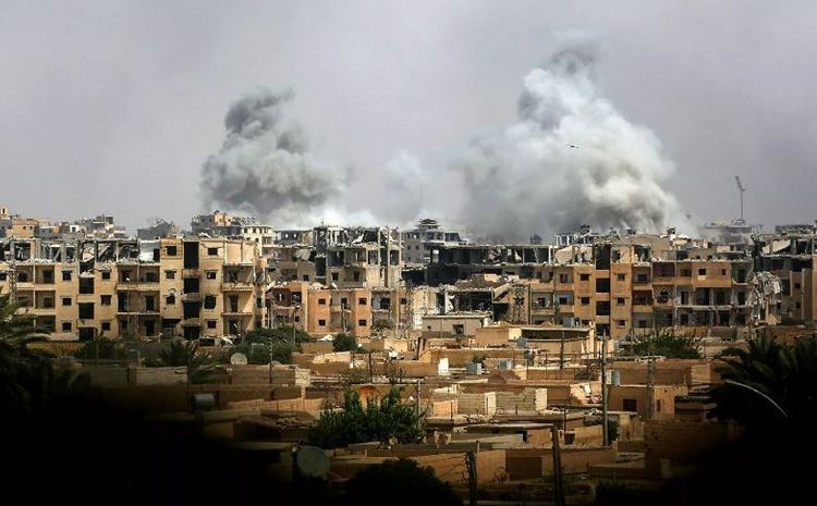 Неизвестные военные самолеты нанесли удар в районе сирийского эль-Баба