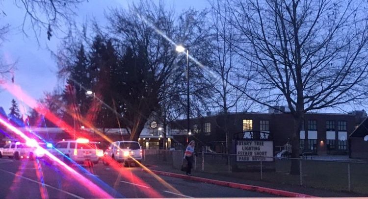 Two shot at school in Washington, shooter dead