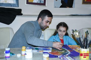 "İstedArt" inklüziv layihəsinin iştirakçıları ilə görüş keçirilib - FOTO