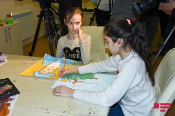 "İstedArt" inklüziv layihəsinin iştirakçıları ilə görüş keçirilib - FOTO