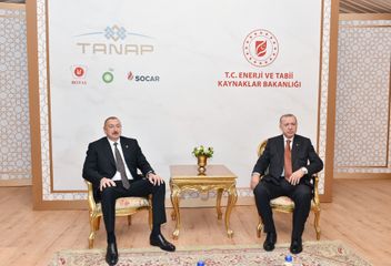 Türkiyədə TANAP-ın Avropa ilə birləşəcək hissəsinin açılışı olub - YENİLƏNİB-1