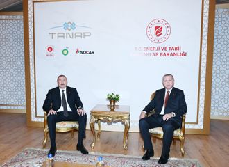 Türkiyədə TANAP-ın Avropa ilə birləşəcək hissəsinin açılışı olub - YENİLƏNİB-1
