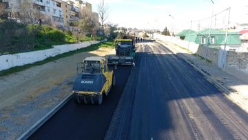 Xətai rayonunda iki küçənin yolları yenidən qurulur