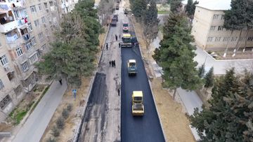 Xətai rayonunda iki küçənin yolları yenidən qurulur