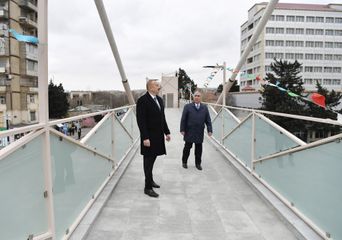 Prezident İlham Əliyev Bakı-Sumqayıt yolunda görülən işlərlə tanış olub - YENİLƏNİB