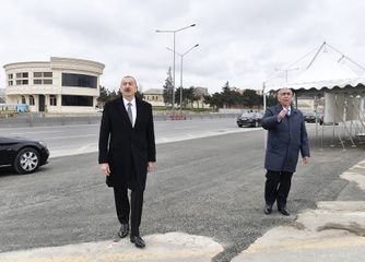 Prezident İlham Əliyev Bakı-Sumqayıt yolunda görülən işlərlə tanış olub - YENİLƏNİB