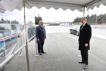 Prezident İlham Əliyev Bakı-Sumqayıt yolunda görülən işlərlə tanış olub - YENİLƏNİB