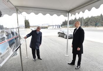 Prezident İlham Əliyev Bakı-Sumqayıt yolunda görülən işlərlə tanış olub - YENİLƏNİB