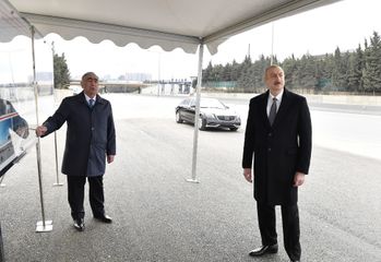 Prezident İlham Əliyev Bakı-Sumqayıt yolunda görülən işlərlə tanış olub - YENİLƏNİB