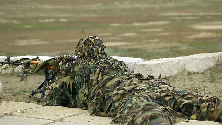 В азербайджанской армии проверяется подготовка снайперов
