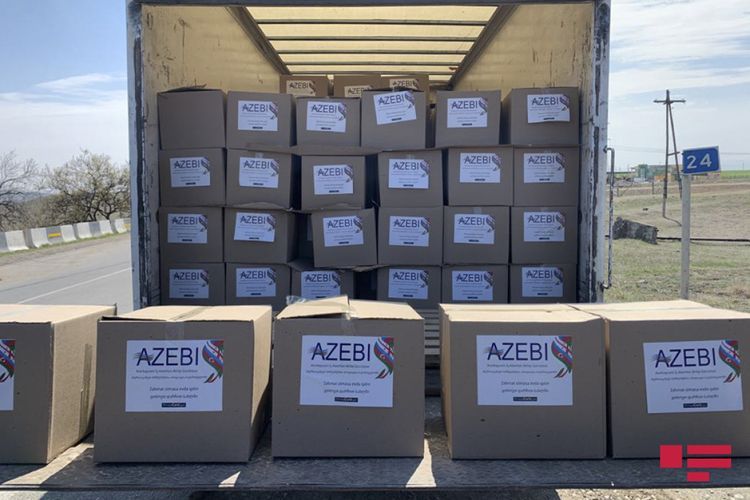 Азербайджан оказал гуманитарную помощь Марнеули и Болниси