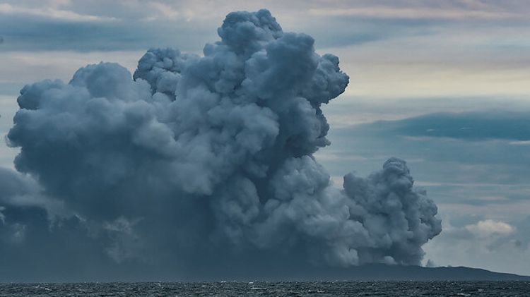 Indonesia’s Anak Krakatau volcano erupts
