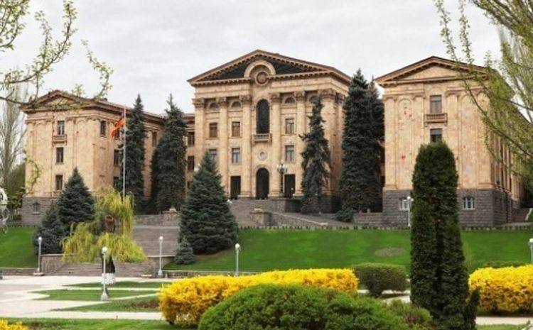 Ermənistanda kişi hökumətə etiraz əlaməti olaraq parlament qarşısında ağzını tikib