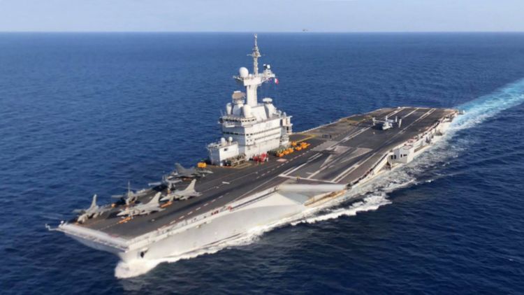 France says 668 tested positive for coronavirus in aircraft carrier Charles de Gaulle Naval Group