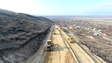 Şəkidə 6 yaşayış məntəqəsini əhatə edən yollar yenidən qurulur