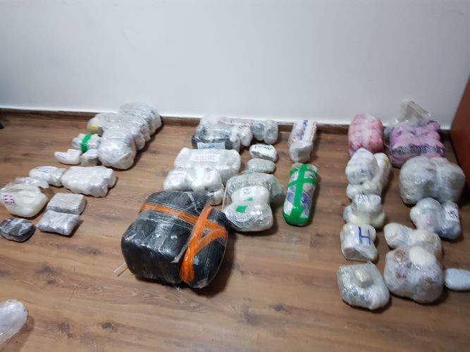 Пресечен перевоз из Ирана в Азербайджана наркотиков на сумму 10 млн манатов, есть задержанные - ВИДЕО