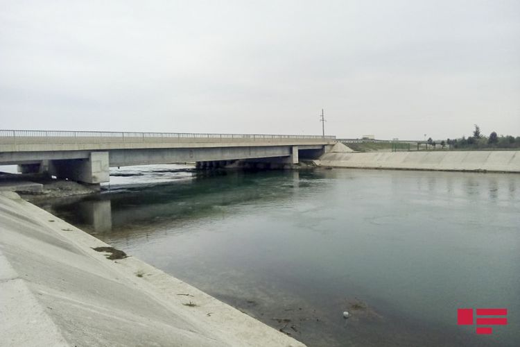 Yuxarı Qarabağ kanalında suyun səviyyəsi 1 metrədək düşüb