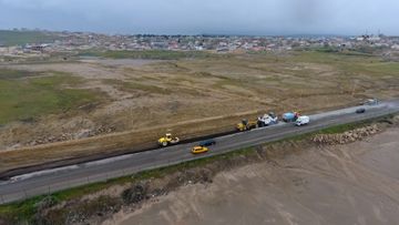 Masazır-Novxanı avtomobil yolunun 2.5 km-lik hissəsi yenidən qurulub