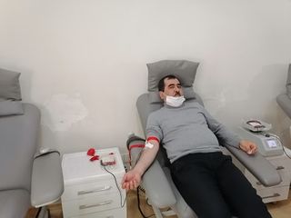 Jurnalistlər qanvermə aksiyasında iştirak ediblər