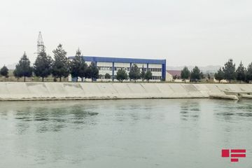Yuxarı Qarabağ kanalında suyun səviyyəsi 1 metrədək düşüb
