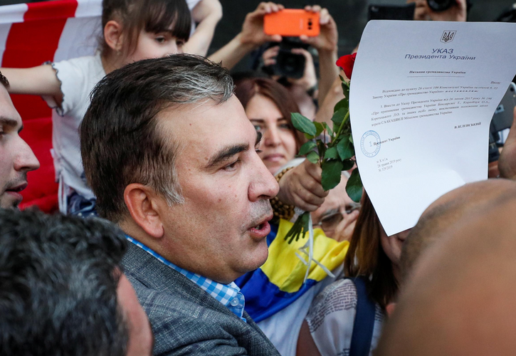 Ex-Georgian president Saakashvili poised for another political comeback in Ukraine