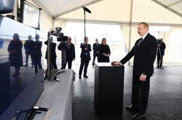 Prezident İlham Əliyev Sumqayıt şəhərinə çəkilən magistral qaz kəmərinin açılışında iştirak edib - YENİLƏNİB