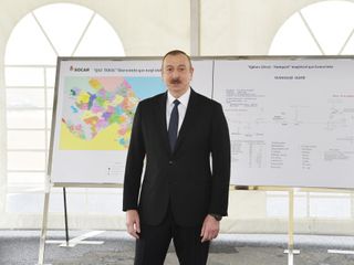 Prezident İlham Əliyev Sumqayıt şəhərinə çəkilən magistral qaz kəmərinin açılışında iştirak edib - YENİLƏNİB