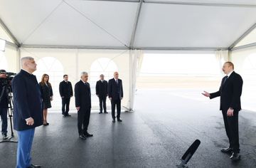 Prezident İlham Əliyev Sumqayıt şəhərinə çəkilən magistral qaz kəmərinin açılışında iştirak edib - YENİLƏNİB