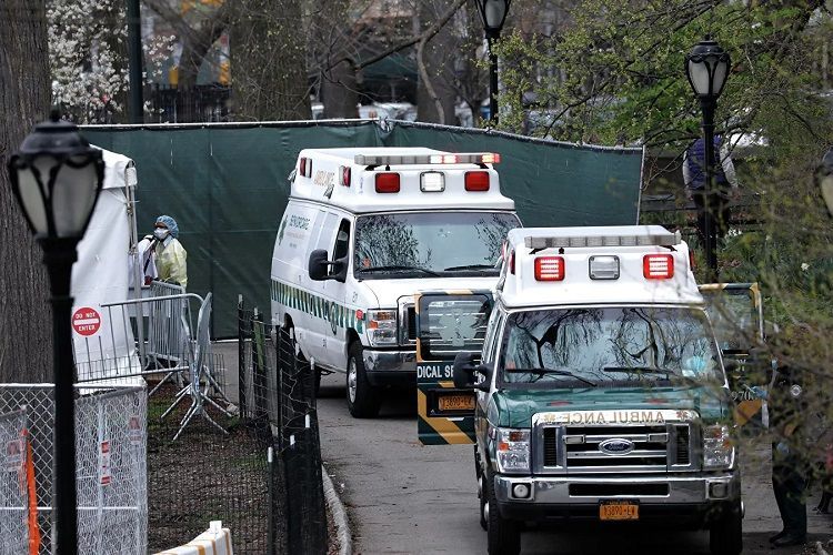 Число жертв коронавируса в штате Нью-Йорк увеличилось на 422 человека