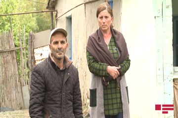 Ağdamda ilan sürüsü yaşayış evinə dolub - FOTO