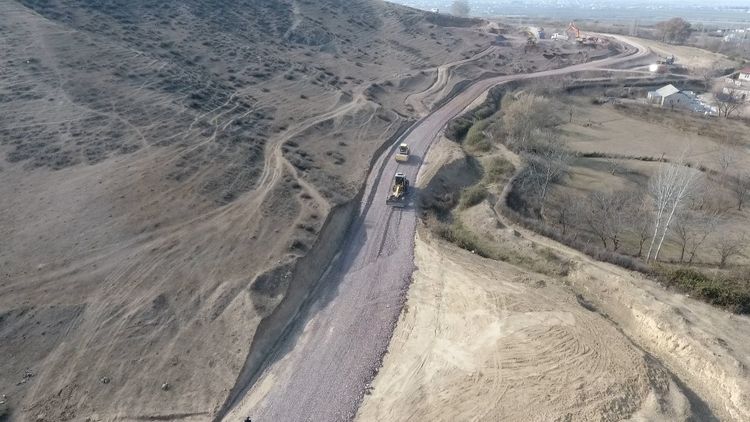Şəmkir rayonunun Zəyəm Cırdaxan–Tatarlı avtomobil yolu yenidən qurulur