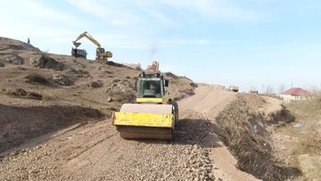 Şəmkir rayonunun Zəyəm Cırdaxan–Tatarlı avtomobil yolu yenidən qurulur