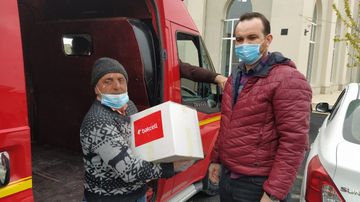"Bakcell" Binədə yaşayan aztəminatlı ailələrə ərzaq yardımı edib ® - FOTO
