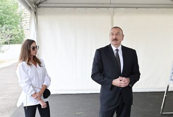 Prezident İlham Əliyev Yasamal rayonunda salınacaq meşə tipli yeni parkda görüləcək işlərlə tanış olub - FOTO - YENİLƏNİB