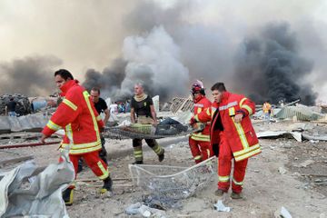 Beyrutdakı partlayışda ölənlərin sayı 100-ü ötüb - FOTO - VİDEO - YENİLƏNİB-8