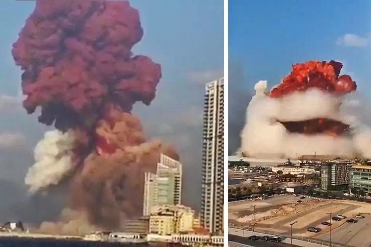 Ammonium nitrate stored in port warehouse caused explosion in Beirut