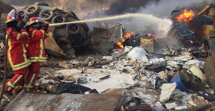 В ходе тушения пожара в Бейруте погибли 10 пожарных - ОБНОВЛЕНО