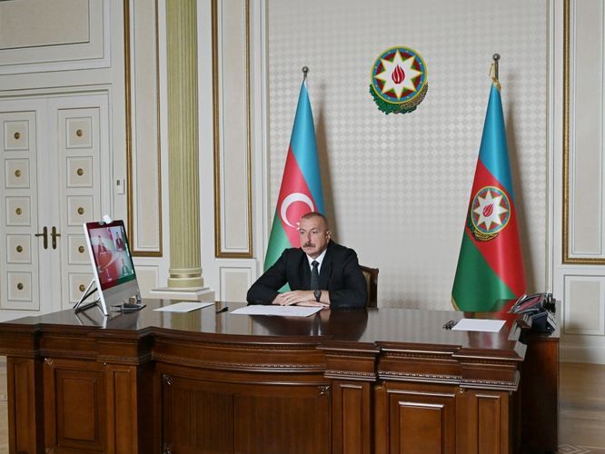 President Ilham Aliyev chaired meeting in a video format on measures taken to combat coronavirus and on socio-economic situation
