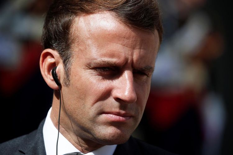 French President Macron lands in Beirut on official visit