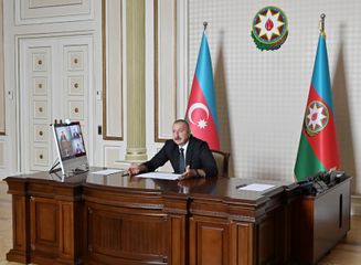 Prezident İlham Əliyev koronavirusla mübarizə sahəsində görülən tədbirlər və sosial-iqtisadi vəziyyətlə bağlı videoformatda müşavirə keçirib - YENİLƏNİB-1