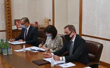Ceyhun Bayramov Avropa İttifaqının Azərbaycandakı nümayəndəsi ilə görüşüb - FOTO